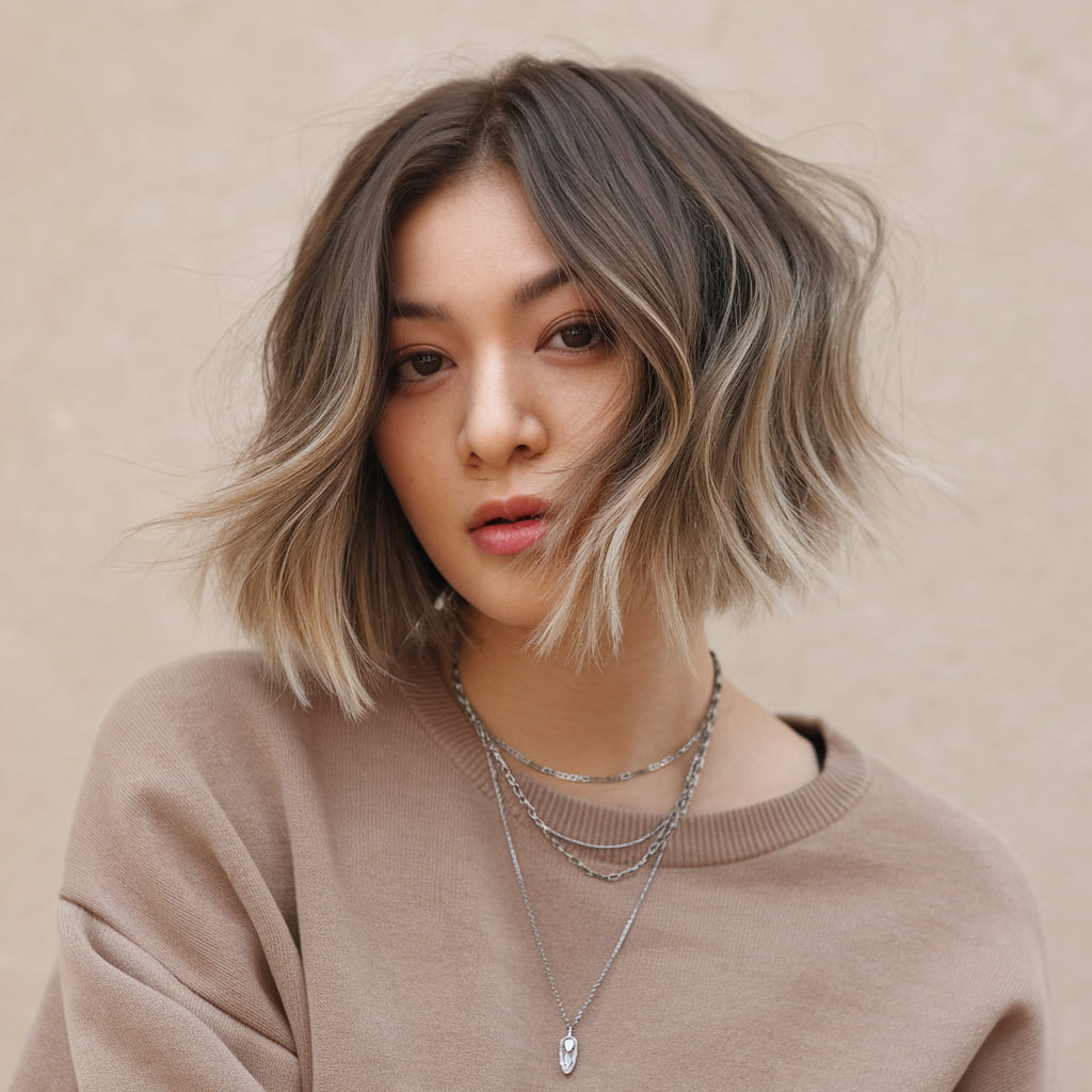 Short Bob with Soft Waves