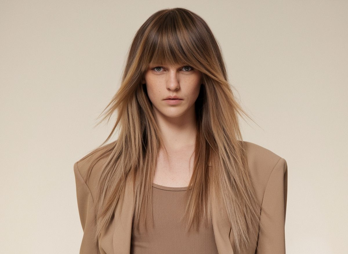 20 Stunning Dark-Toned Subtle Balayage Wolf Cut Ideas For Long Hair