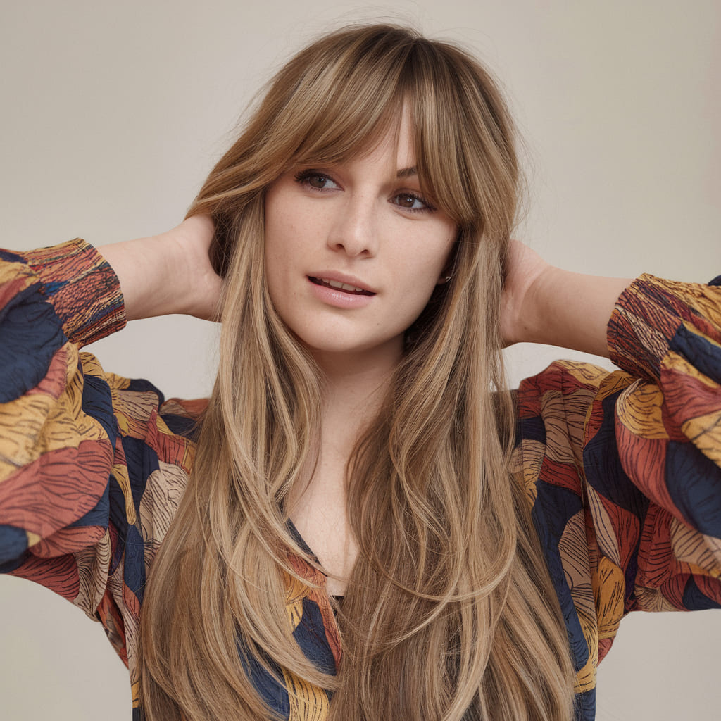 Bold Layers with Bangs