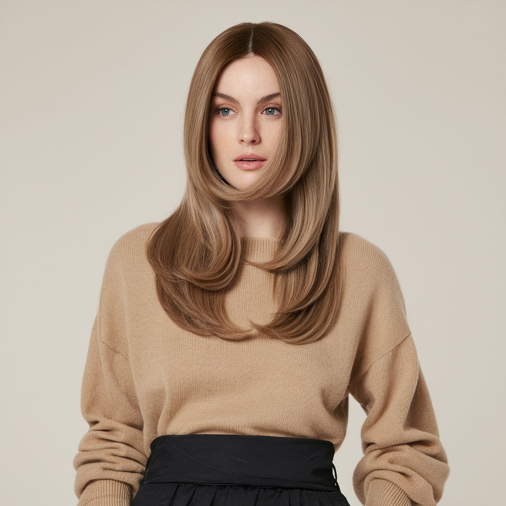 Middle Parted Soft Layers