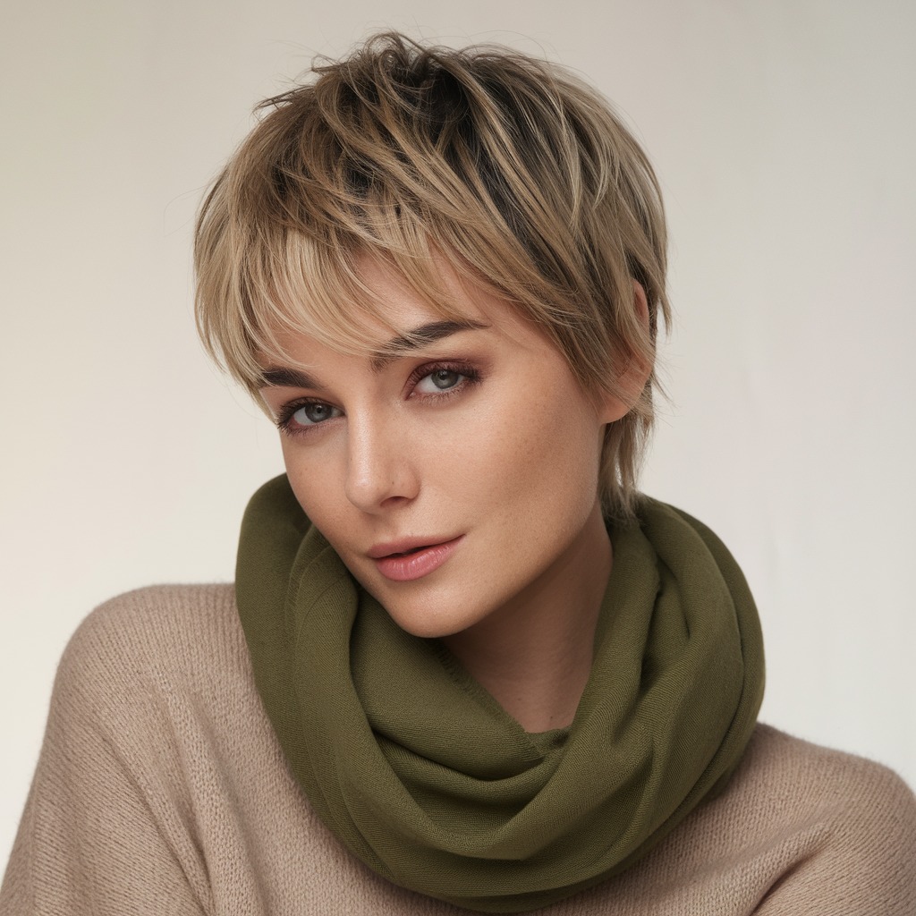 Short Pixie Wolf Cut