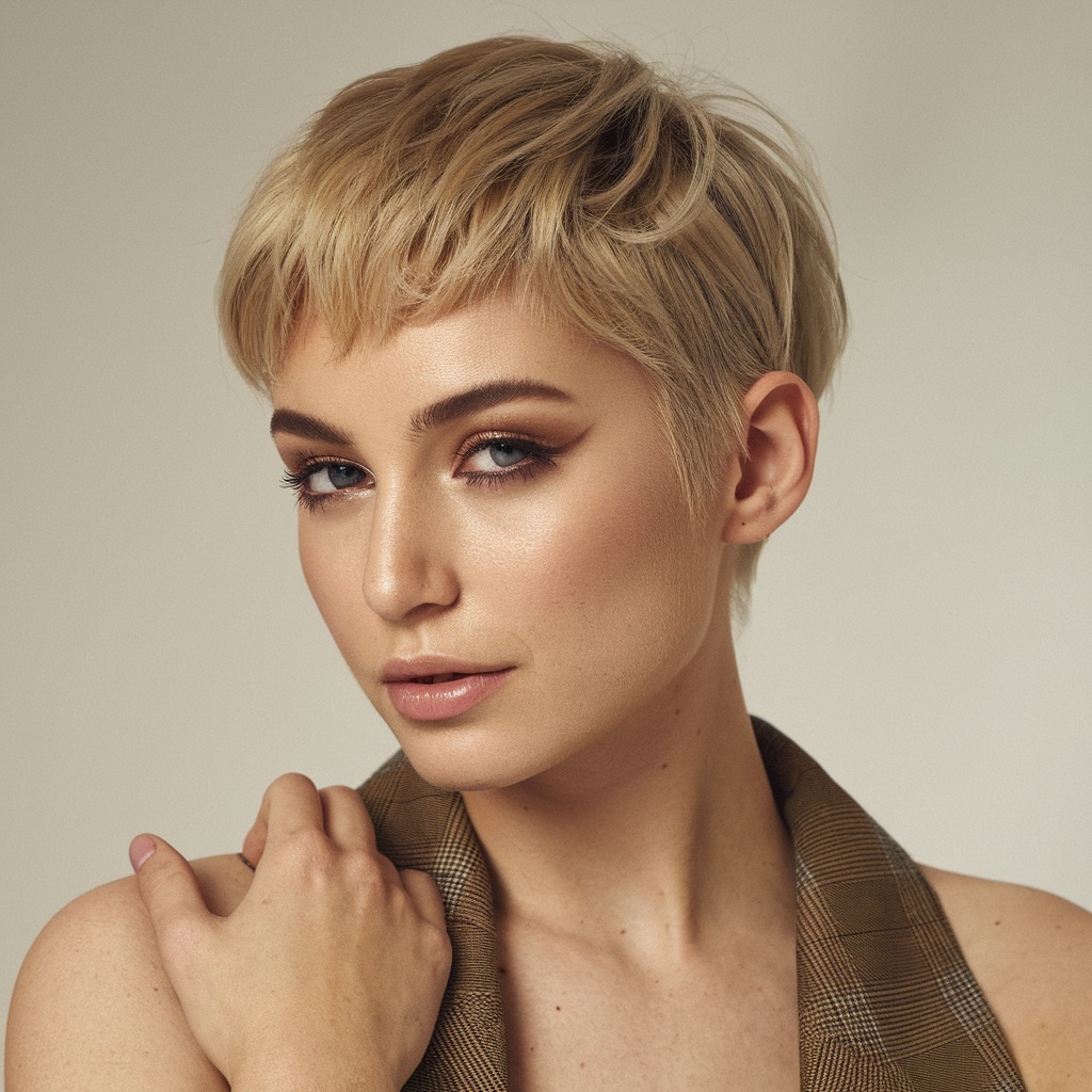 Undercut Contrast with Pixie Flair