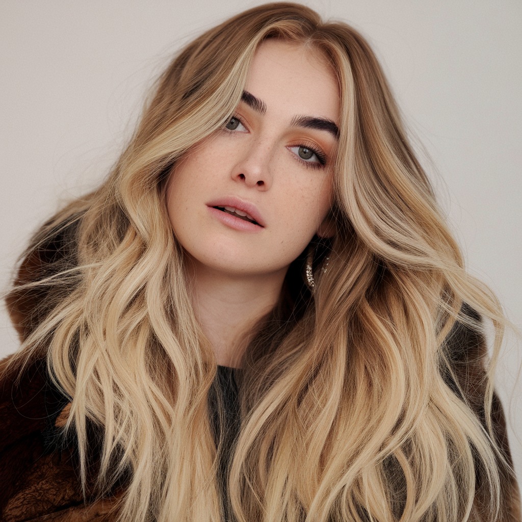 Long Beach Waves with Subtle Balayage