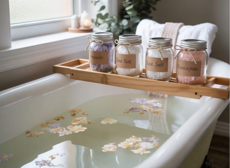 DIY Bath Salts for Cozy Evenings and Restful Sleep